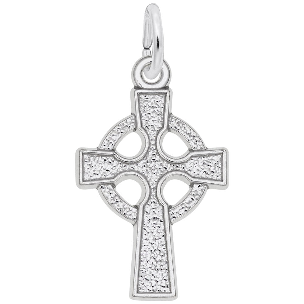 Celtic Cross Charm - Silver Charms