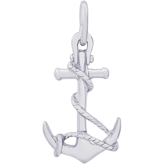 Rembrandt Anchor Charm - Silver Charms