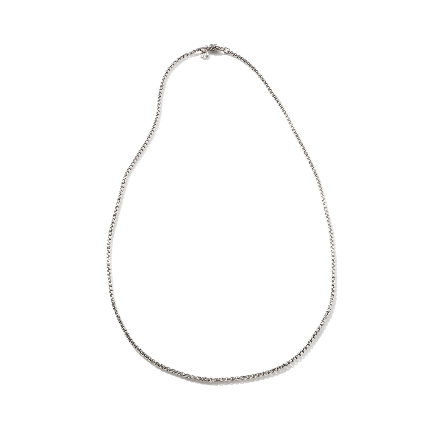 John Hardy Sterling Silver Naga Box Chain Necklace