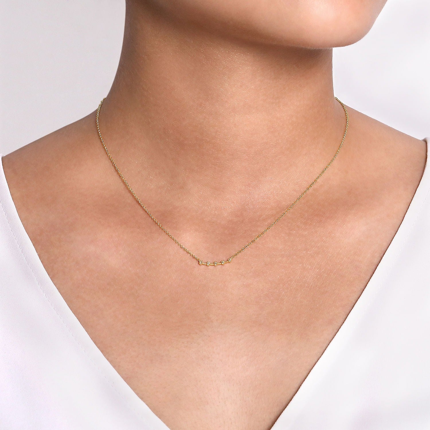 Gabriel & Co. Necklace - Diamond Pendants