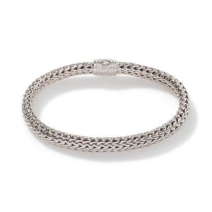 John Hardy Sterling Silver Icon Bracelet With Diamonds - Diamond Bracelets