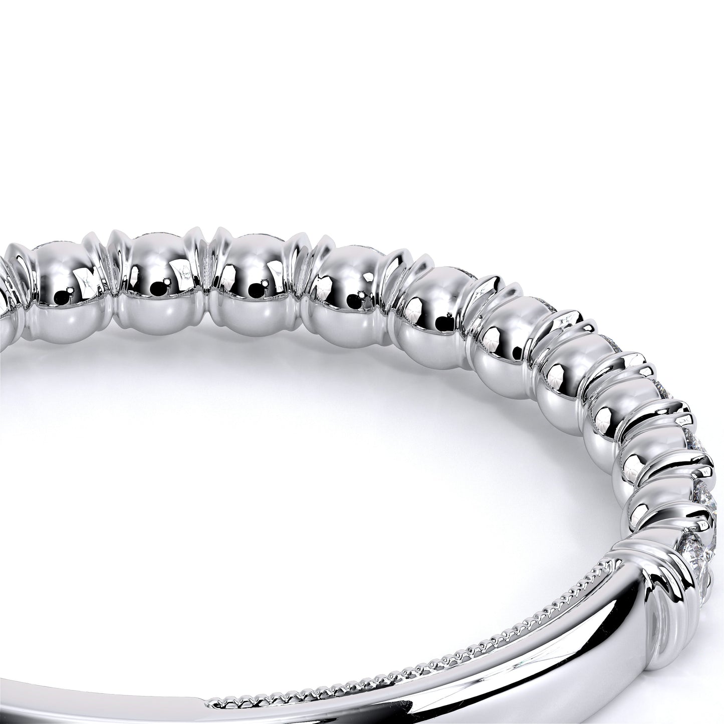 Verragio Renaissance Collection White Gold Diamond Wedding Band