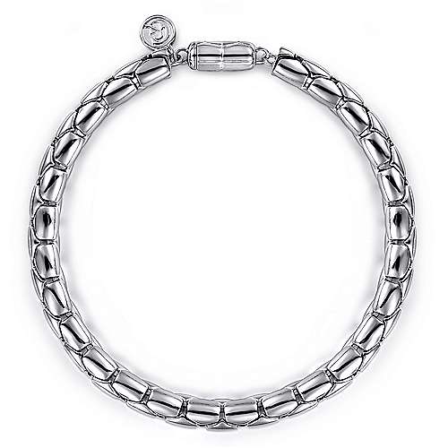 Gabriel & Co Sterling Silver Tubular Chain Bracelet