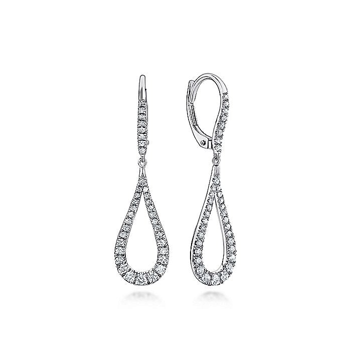 Gabriel & Co. Diamond Drop Earrings