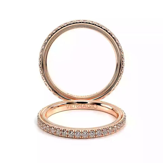 Verragio Tradition Collection Rose Gold Diamond Wedding Band