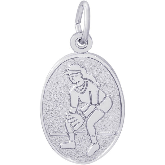 Rembrandt Softball Charm