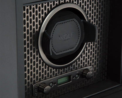 Wolf Axis Single Watch Winder With Storage