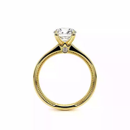 Verragio Renaissance Yellow Round Semi-Mount Polished Engagement Ring