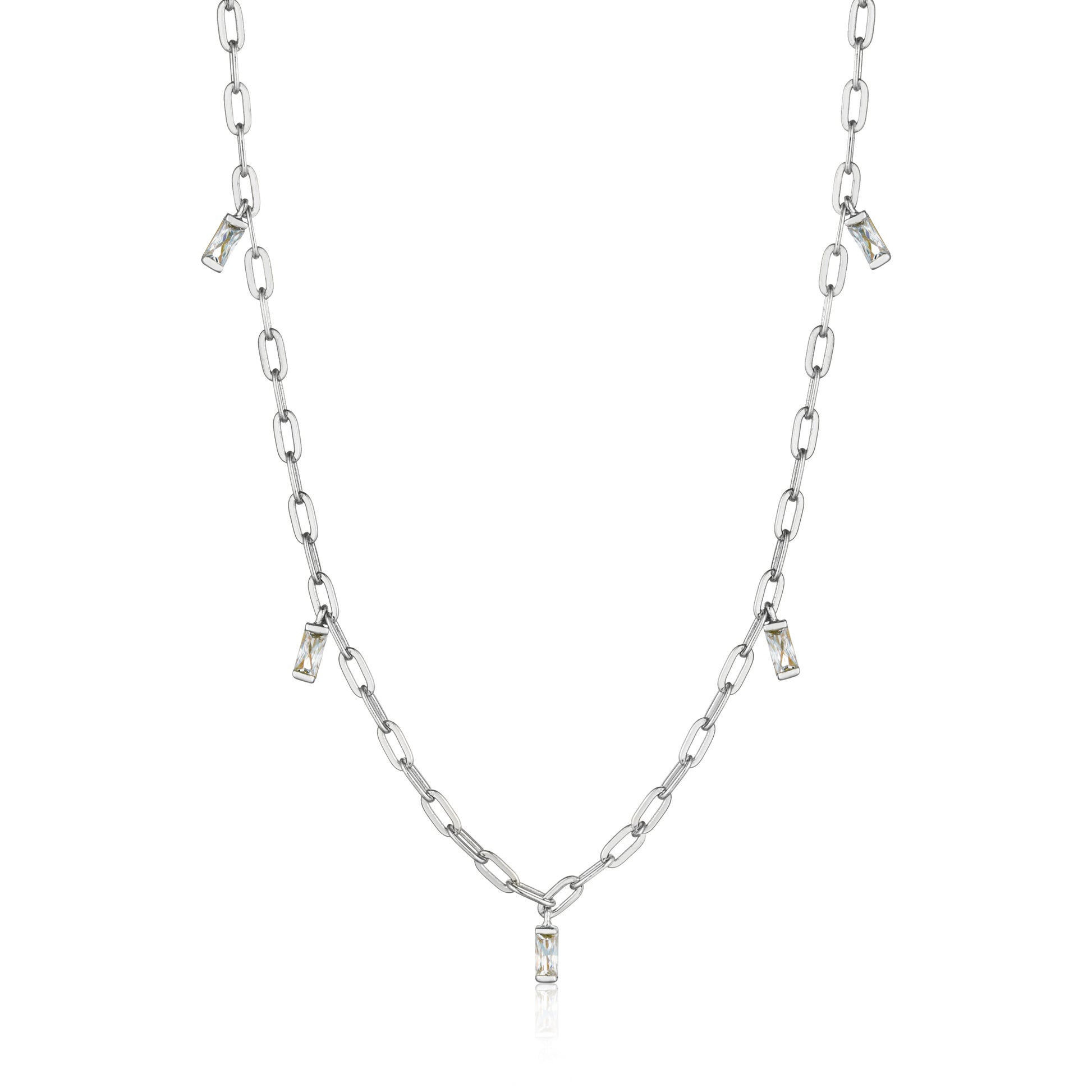 Ania Haie Glow Drop Necklace - Silver Necklace