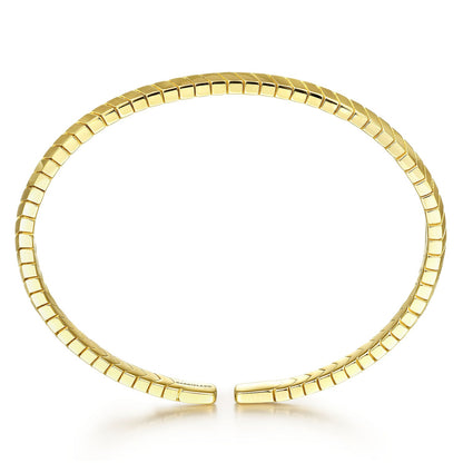 Gabriel & Co. Chevron Yellow Gold Bracelet