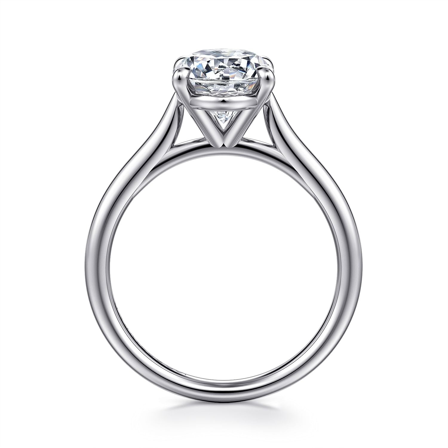Gabriel & Co. Oval Semi-Mount Engagement Ring - Gold Remounts