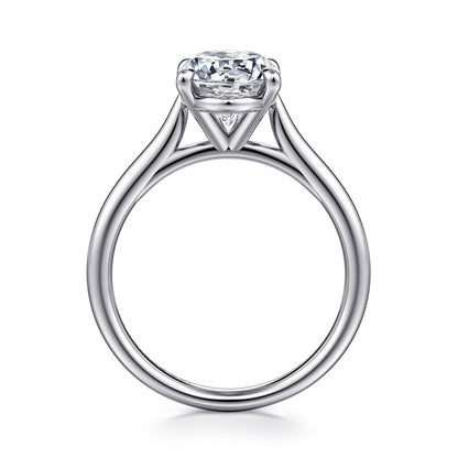 Gabriel & Co. Oval Semi-Mount Engagement Ring - Gold Remounts