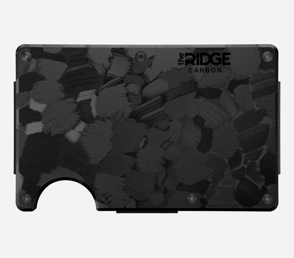 Ridge Wallet - Forged Carbon - Money Clip