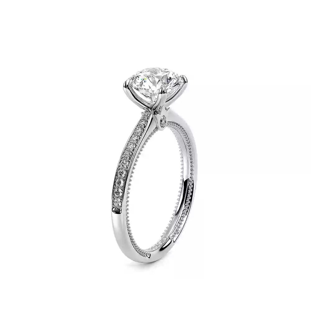 Verragio Renaissance White Gold Round Semi-Mount Engagement Ring