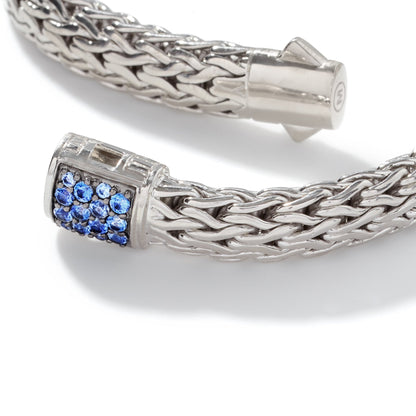 John Hardy Sterling Silver Icon Bracelet With Sapphires