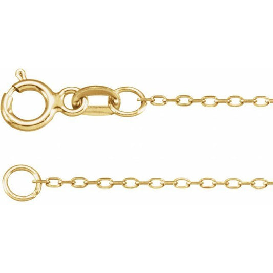 Yellow Gold Cable Chain - Gold Chains