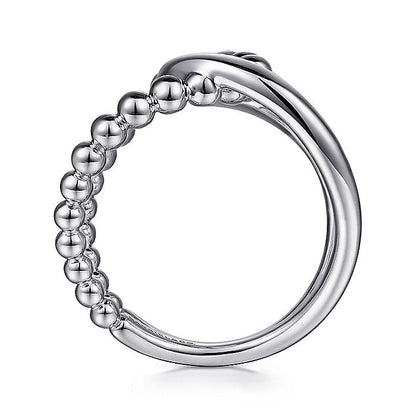 Gabriel & Co Sterling Silver Bujukan Interlocking Ring