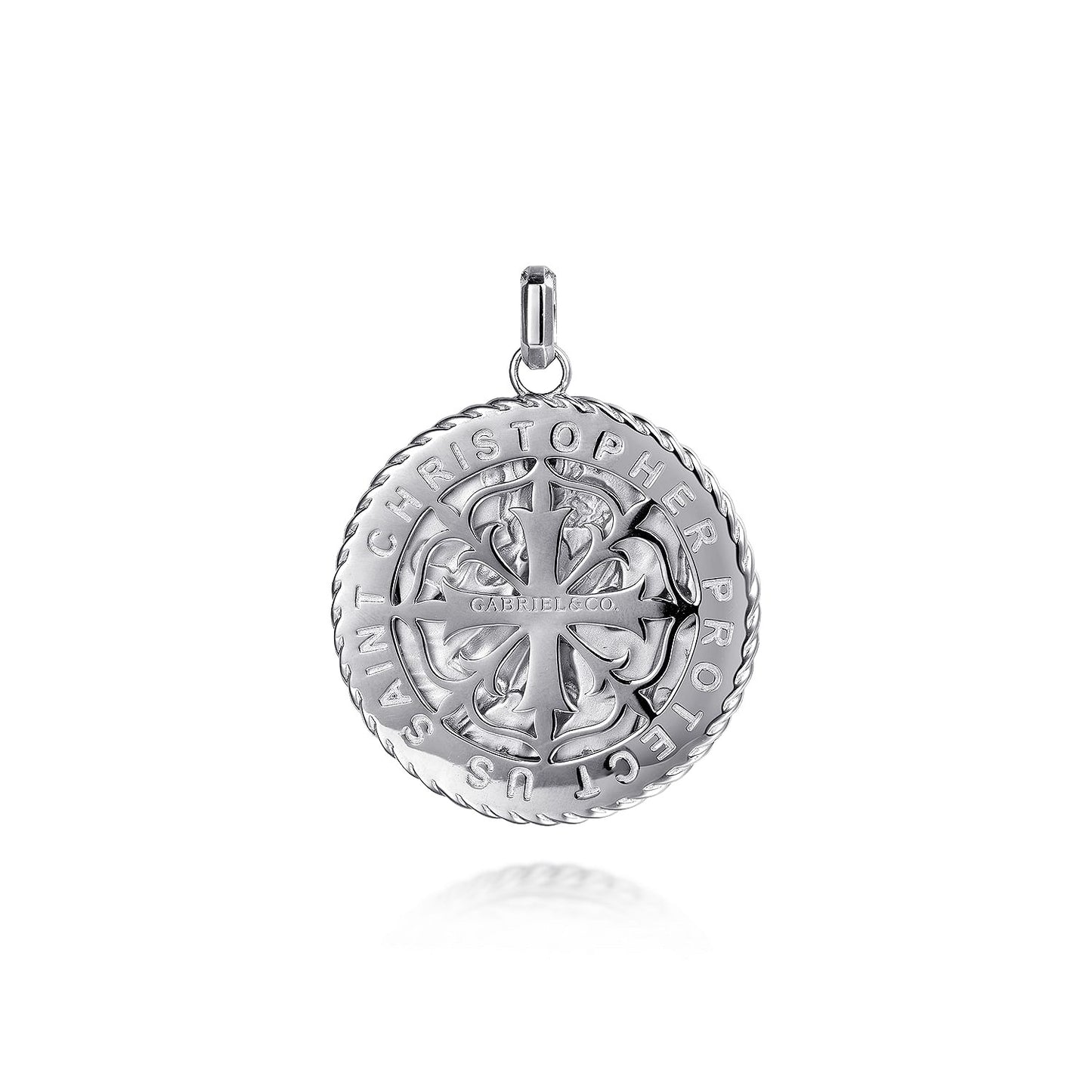 Gabriel & Co. St. Christopher Pendant - Gents Pendant