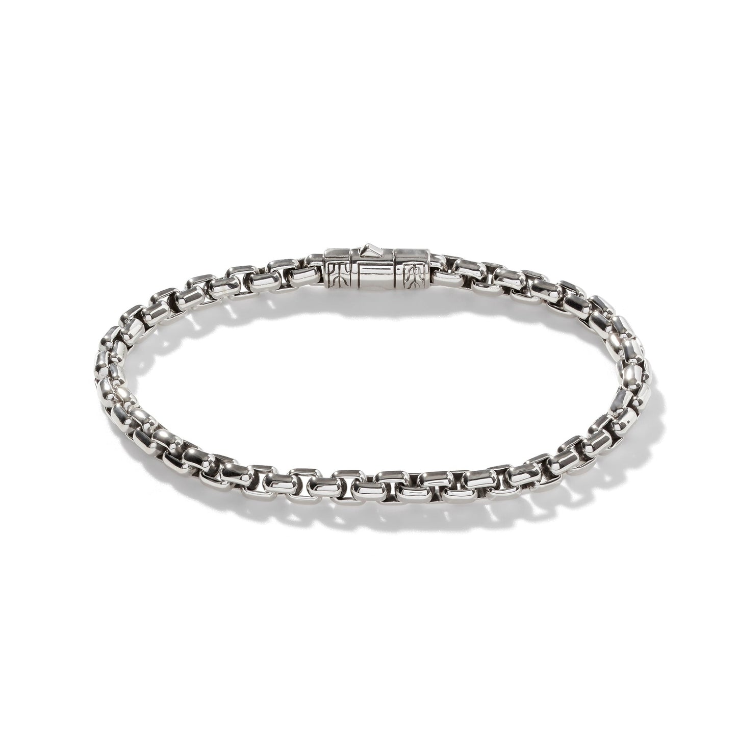 John Hardy Sterling Silver Box Chain Bracelet
