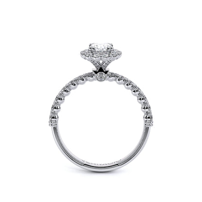Verragio Renaissance Collection White Gold Oval Halo Semi-Mount Engagement Ring