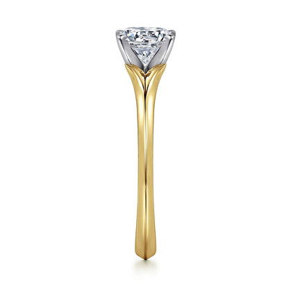 Gabriel & Co. Round Semi-Mount Engagement Ring - Diamond Semi-Mount Rings