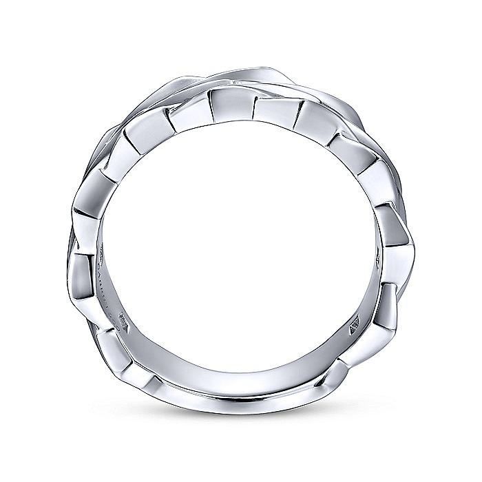 Gabriel & Co Sterling Silver Chain Link Band