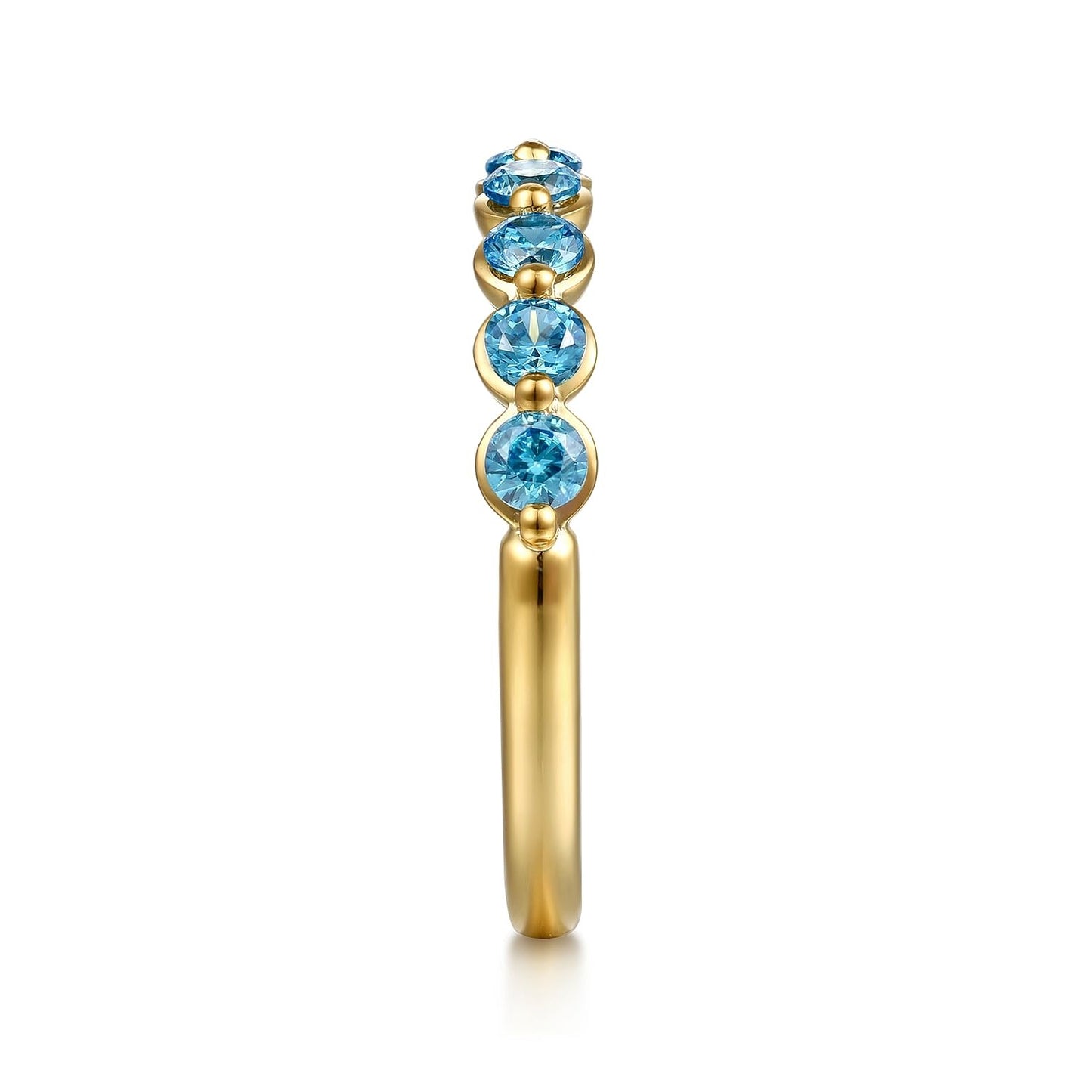 Gabriel & Co. Blue Topaz Ring