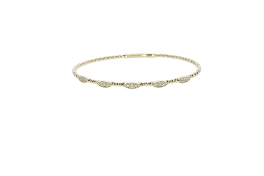 Yellow Gold Diamond Bracelet - Diamond Bracelets