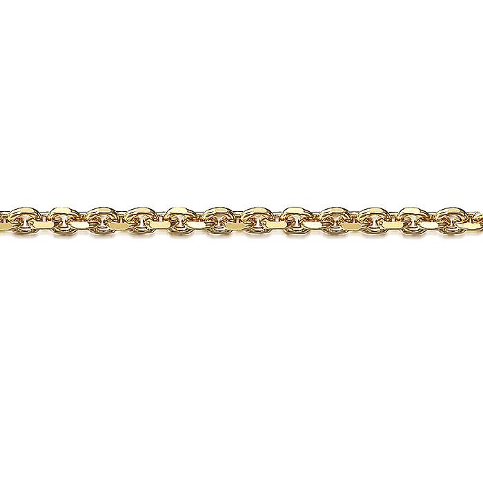 Gabriel & Co. Yellow Gold Cable Bracelet
