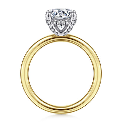 Gabriel & Co. Round Semi-Mount Engagement Ring - Diamond Semi-Mount Rings