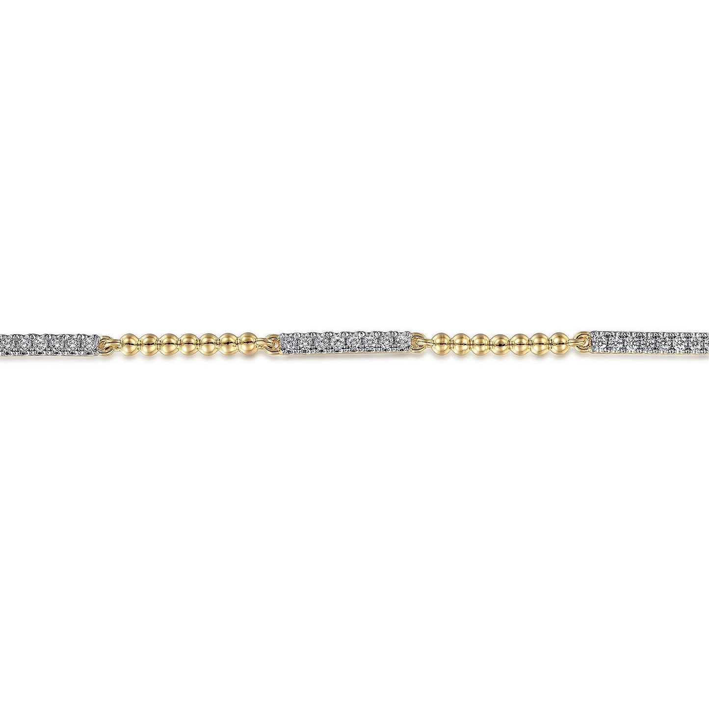 Gabriel & Co. Yellow Gold Diamond Bracelet - Diamond Bracelets