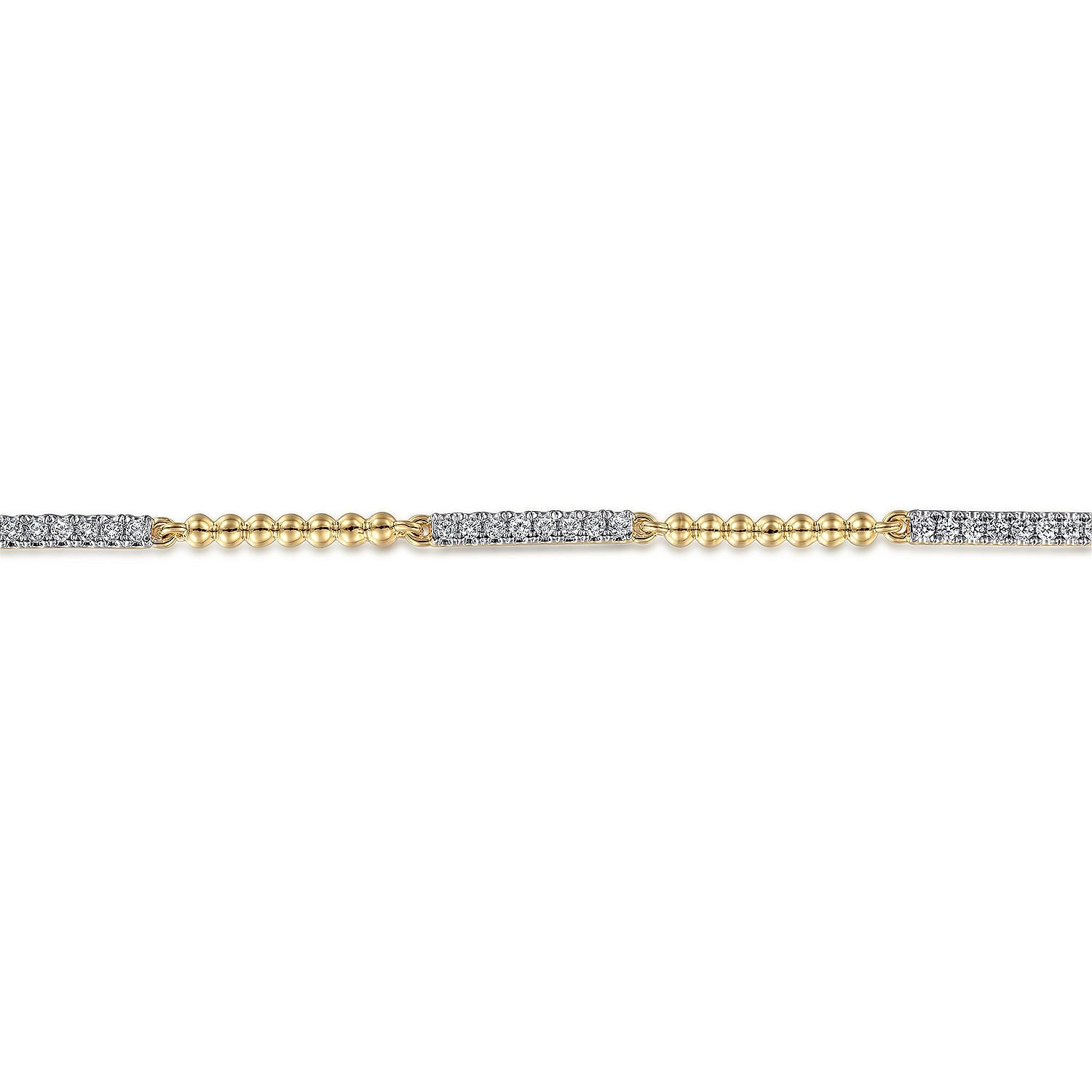 Gabriel & Co. Yellow Gold Diamond Bracelet - Diamond Bracelets