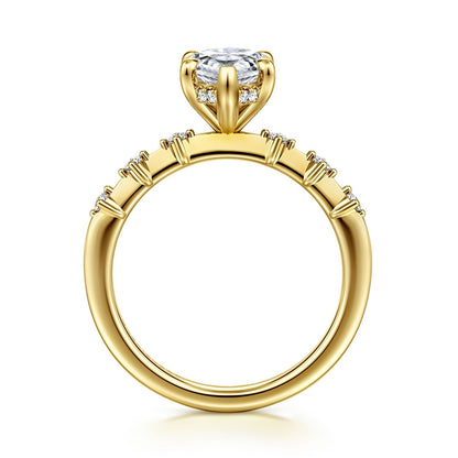 Gabriel & Co. Marquise Semi-Mount Engagement Ring - Diamond Semi-Mount Rings