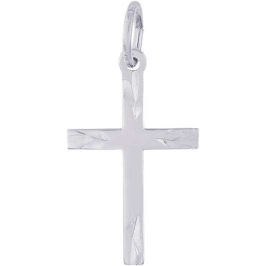 Rembrandt Cross Charm - Silver Charms