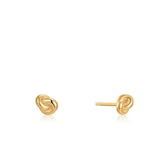 Ania Haie Knot Stud Earrings - Silver Earrings