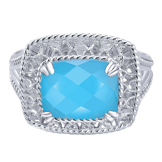 Colored Stone Rings  -  Women'