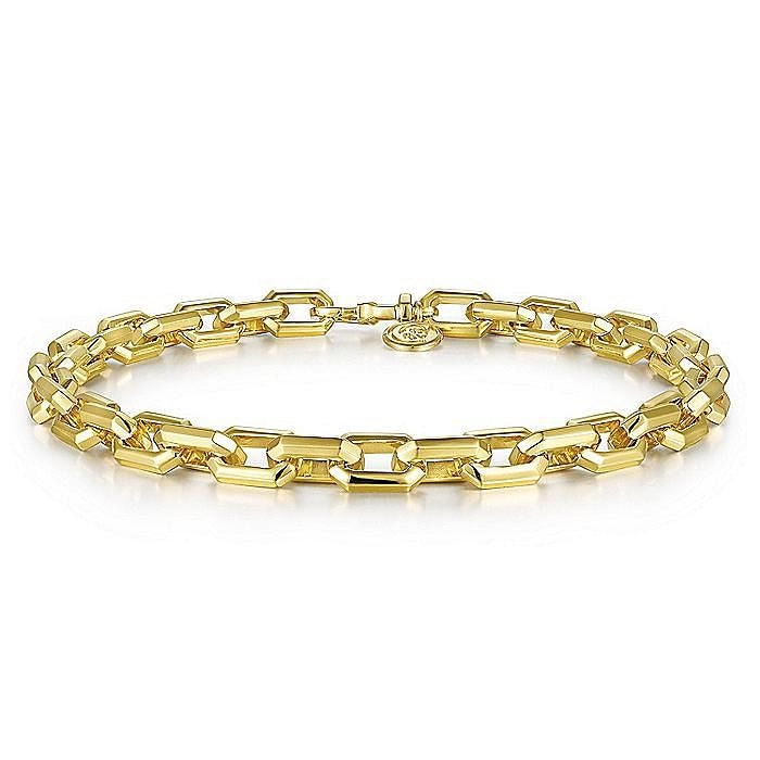 Gabriel & Co. Faceted Gold Bracelet