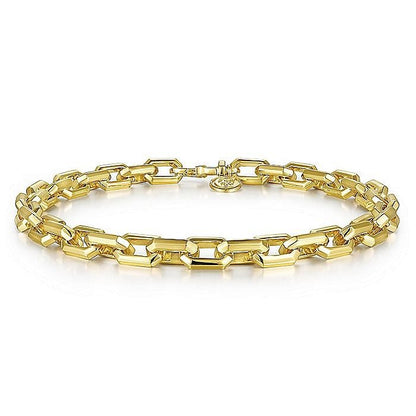 Gabriel & Co. Faceted Gold Bracelet
