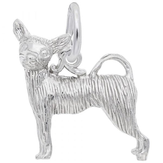 Rembrandt Sterling Silver Chihuahua Charm