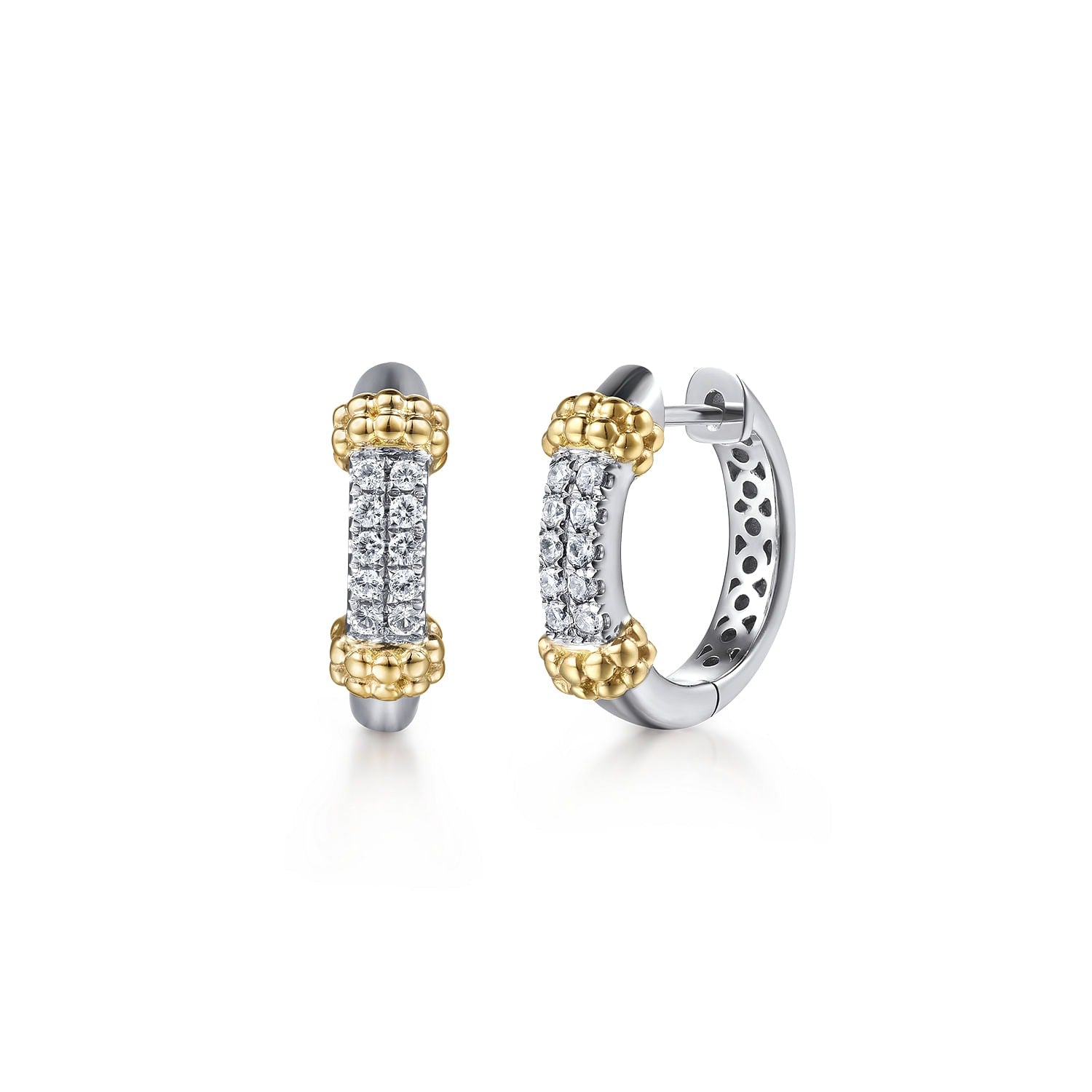 Gabriel & Co. Huggies - Colored Stone Earrings