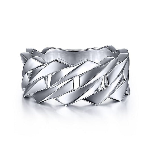 Gabriel & Co Sterling Silver Chain Link Band