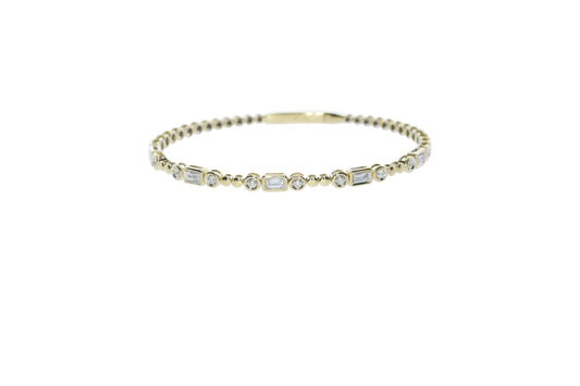 Yellow Gold Diamond Bracelet - Diamond Bracelets