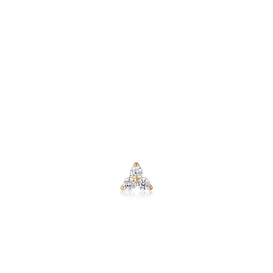 Ania Haie Single Stud Earring - Silver Earrings