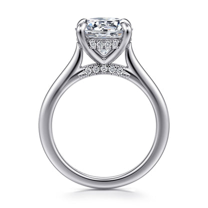 Gabriel & Co. Round Semi-Mount Engagement Ring - Diamond Semi-Mount Rings