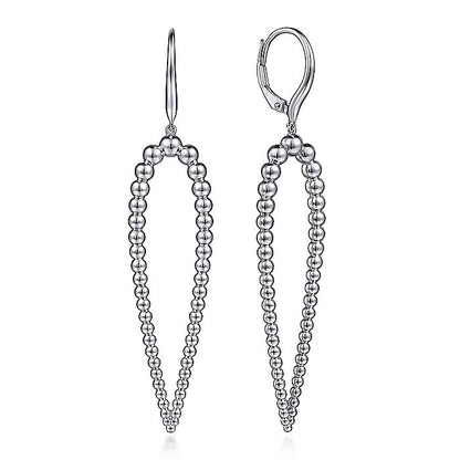 Gabriel & Co Sterling Silver Beaded Drop Earrings