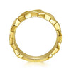 Gabriel & Co Yellow Gold Chain Link Band