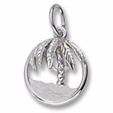 Sterling Silver Palm Charm