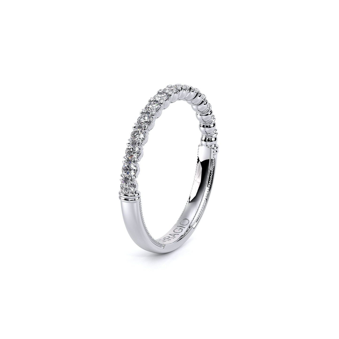Verragio Renaissance Collection White Gold Diamond Wedding Band