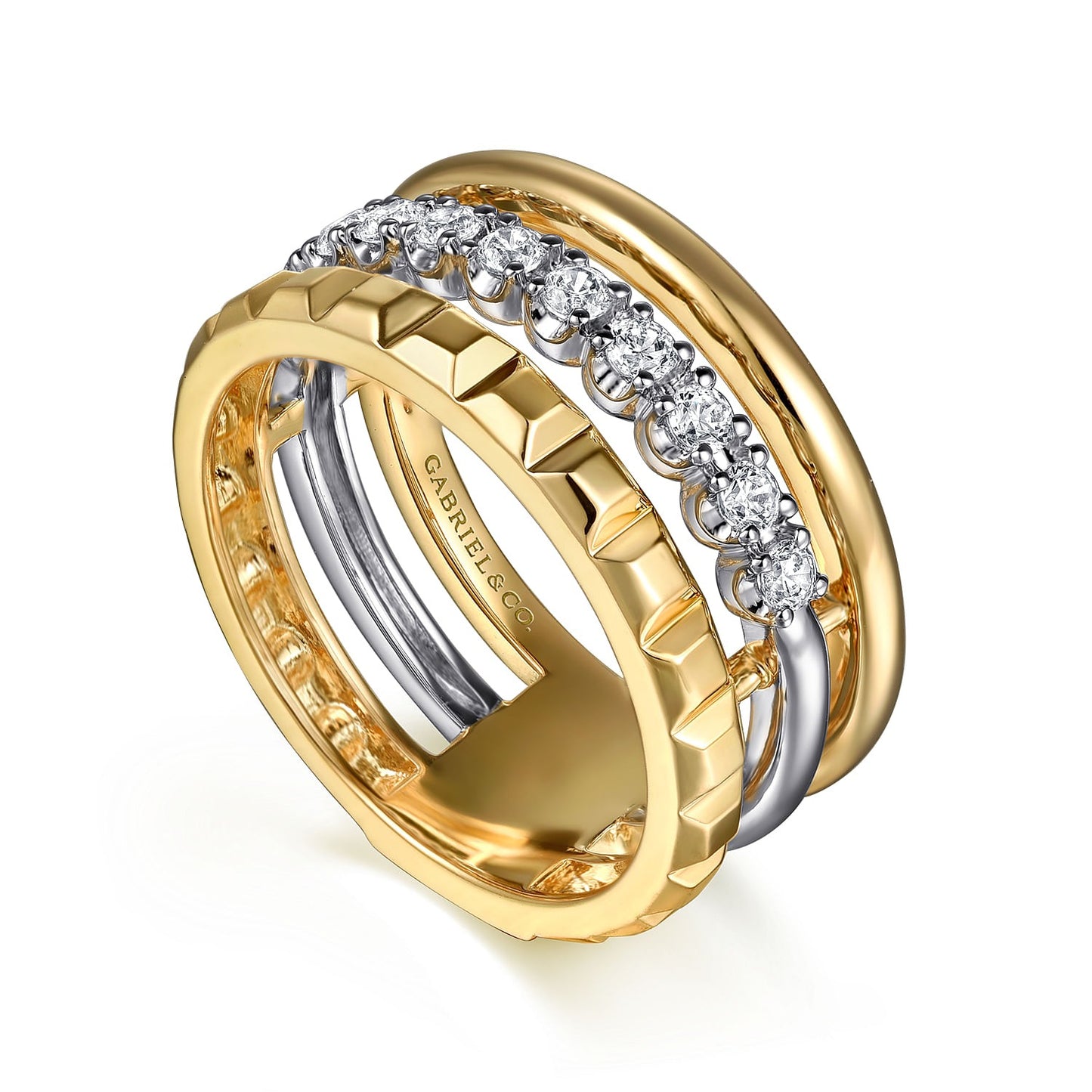 Gabriel & Co. Stackable Ring - Diamond Fashion Rings - Women's