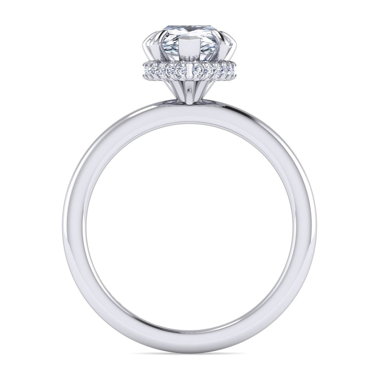 Gabriel & Co. Semi Mount Engagement Ring